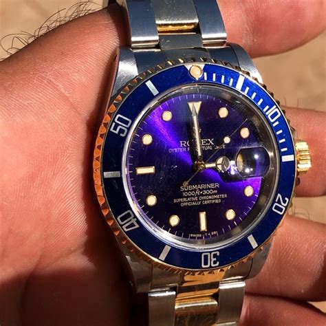 rolex purple dial|purple rolex submariner.